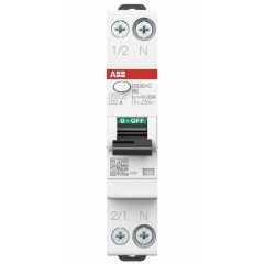 Дифференциальный автомат ABB DS301 C6A 30mA тип АС 1-модуль 2CSR255063R1064