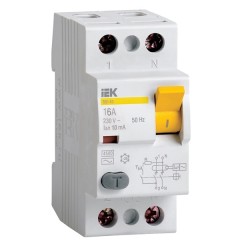 УЗО ИЭК ВД1-63 2Р 16А 10мА тип AC (ВДТ) MDV10-2-016-010