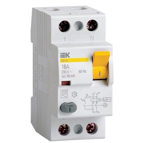 УЗО ИЭК ВД1-63 2Р 50А 30мА тип AC (ВДТ) MDV10-2-050-030