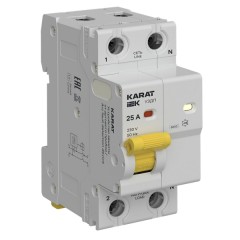 УЗДП ИЭК KARAT 1P+N 25A однофазный KA-DP10-1-025