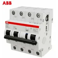 Дифференциальные автоматы четырехполюсные ABB серии DS203NC тип АС 