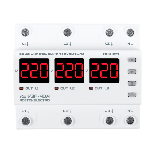 Реле напряжения RE V3F-40A