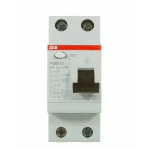 УЗО ABB FH202 AC-40/0,03 2-х полюсное тип AC 40A 30mA 2 модуля (ВДТ) 2CSF202004R1400