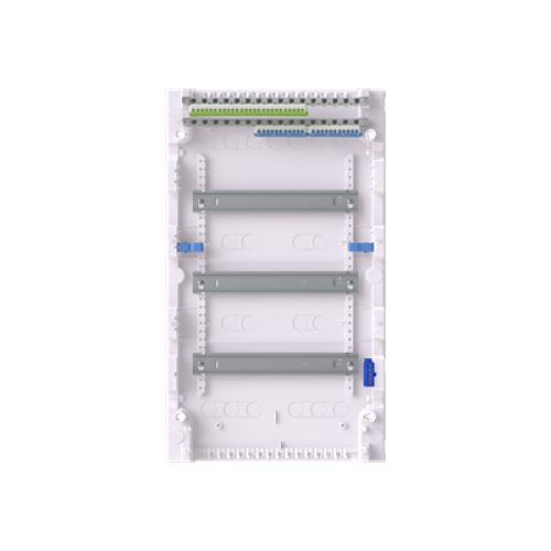 AK636E3 ABB Накладной шкаф на 36(42) модулей (с винтовыми клеммами N/PE) 3-рядный, IP30, без двери 2CPX032570R9999