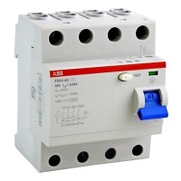 УЗО четырехполюсные ABB серии F204 тип А и A-S