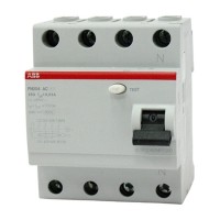 УЗО четырехполюсные ABB серии FH204 тип АС