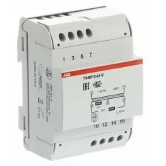 Трансформатор разделительной безопасности ABB TS25/12-24C 4 модуля 2CSM251043R0811
