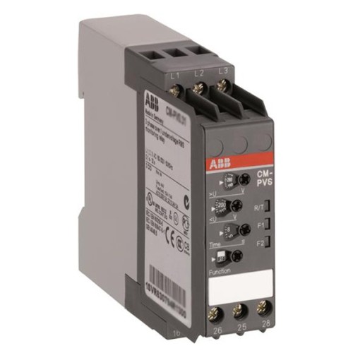 Реле контроля CM-MPS.41S без контр нуля, Umin/Umax3х300-380В/420- 500BAC, 2ПК, винтовые клеммы 1SVR730884R3300
