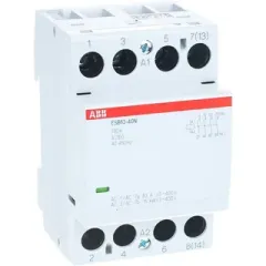 Контактор ESB40-22N-06 модульный (40А АС-1, 2НО+2НЗ) катушка 230V AC/DC 3 модуля 1SAE341111R0622