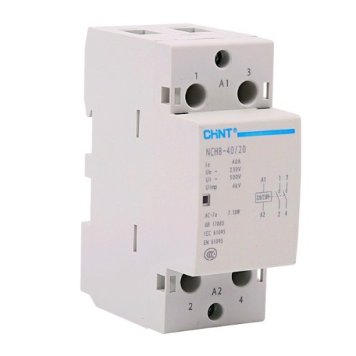 Контактор модульный Chint NCH8-40/20 40A 2НО AC220/230В 50Гц (R) 256081