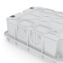 18 модулей  Щит навесной  непрозрачная белая дверца IP41 Tekfor (электрический шкаф)  CNN 40-18-1