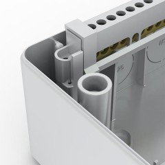 18 модулей  Щит навесной Tekfor  (1х18) IP65 прозрачная дверца BNK 65-18-1