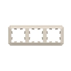 3-постовая РАМКА, цвет БЕЖЕВЫЙ, AtlasDesign Antique, ATN100203