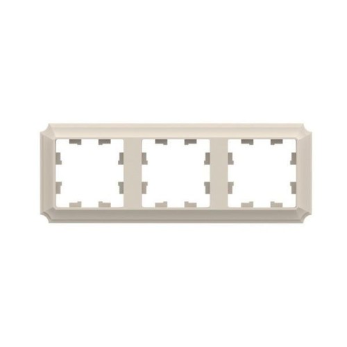 3-постовая РАМКА, цвет БЕЖЕВЫЙ, AtlasDesign Antique, ATN100203