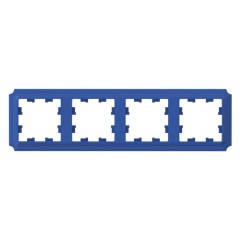 4-постовая РАМКА, цвет АКВАМАРИН, AtlasDesign Antique, ATN101104