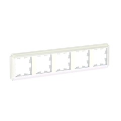 5-постовая РАМКА, цвет ЖЕМЧУГ, AtlasDesign Antique, ATN100405