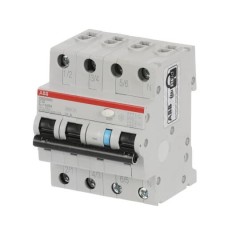 Дифференциальный автомат ABB DS203NC C10А 30mA тип АС 3P+N трехфазный электромеханический 6кА (дифавтомат, АВДТ) 2CSR256040R1104