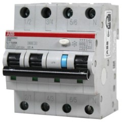Дифференциальный автомат ABB DS203NC C32А 30mA тип АС 3P+N трехфазный электромеханический 6кА (дифавтомат, АВДТ) 2CSR256040R3324