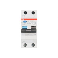 DSH201 C10 AC30 Дифференциальный автомат 1P+N, 10A, 30mA, тип АC, 6kA, (хар-ка C) ABB 2CSR255070R1104