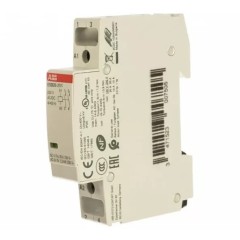 ABB Контактор ESB20-20N-01 модульный (20А АС-1, 2НО), катушка 24В AC/DC