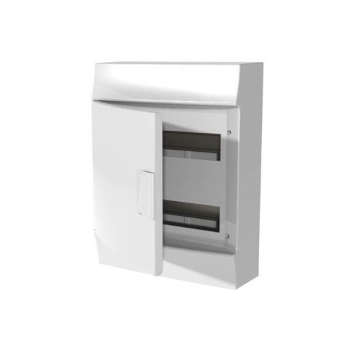 Бокс настенный ABB Mistral41 24М модуля (2x12) непрозрачная дверь с клеммным блоком 1SLM004102A3105
