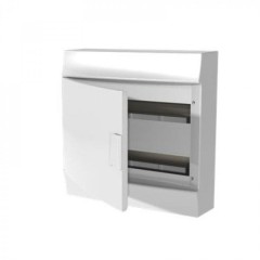 Бокс настенный ABB Mistral41 36М модулей (2x18) непрозрачная дверь с клеммным блоком 1SLM004102A3106
