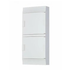 Бокс настенный ABB Mistral41 48М модулей (4x12) непрозрачная дверь с клеммным блоком 1SLM004102A3108
