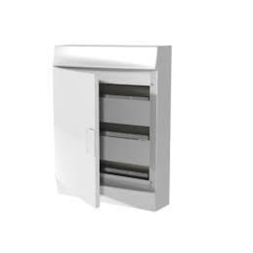 Бокс настенный ABB Mistral41 54М модуля (3x18) непрозрачная дверь с клеммным блоком 1SLM004102A3109