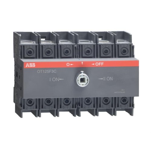 ABB Реверсивный рубильник OT125F3C 125А (без ручки)