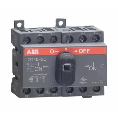 ABB Реверсивный рубильник OT40F3С 40А