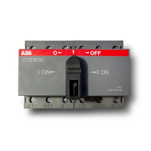 ABB Реверсивный рубильник OT63F3C 63А (без ручки)