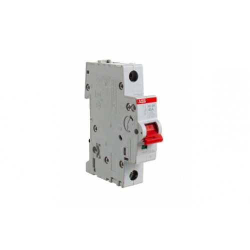 ABB SD201 Рубильник 1P 40A рычаг красный