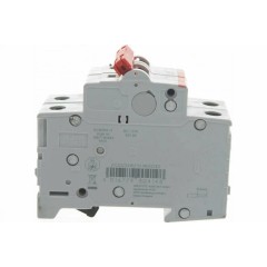 Рубильник модульный ABB 2П 16А рычаг красный SD202/16 (выключатель нагрузки) 2CDD282101R0016