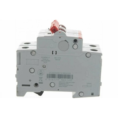 ABB SD202 Рубильник 2P 25A рычаг красный