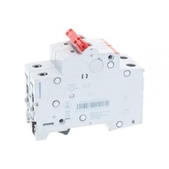 Рубильник модульный ABB 2П 63А рычаг красный SD202/63 (выключатель нагрузки) 2CDD282101R0063