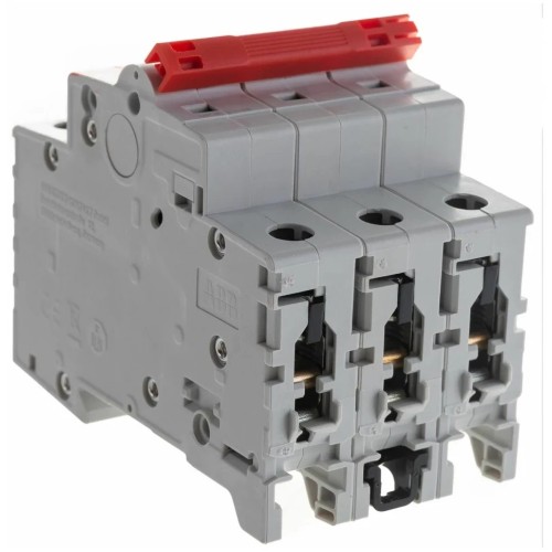 ABB SD203 Рубильник 3P 50A рычаг красный