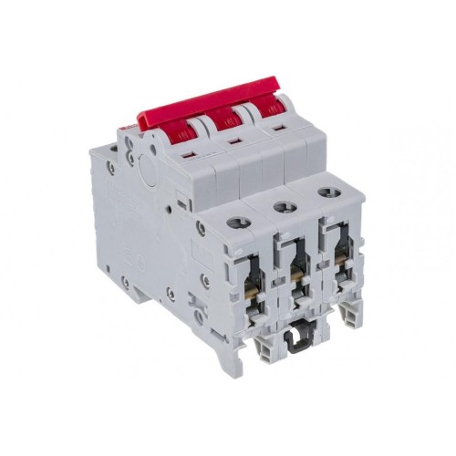 ABB SD203 Рубильник 3P 63A рычаг красный