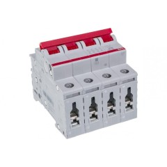 Рубильник модульный ABB 4П 40А рычаг красный SD204/40 (выключатель нагрузки) 2CDD284101R0040