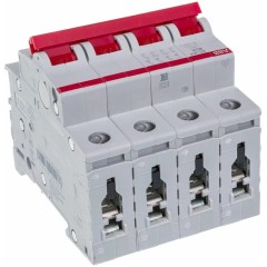 Рубильник модульный ABB 4П 50А рычаг красный SD204/50 (выключатель нагрузки) 2CDD284101R0050