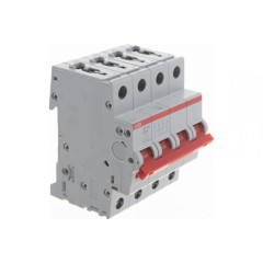 Рубильник модульный ABB 4П 63А рычаг красный SD204/63 (выключатель нагрузки) 2CDD284101R0063