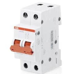 Рубильник модульный ABB 2П 25А рычаг красный однофазный SHD202/25 (выключатель нагрузки) 2CDD272111R0025