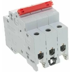 Рубильник модульный ABB 3П 40А рычаг красный трехфазный SHD203/40 (выключатель нагрузки) 2CDD273111R0040