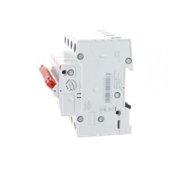 Рубильник модульный ABB 4П 16А рычаг красный трехфазный SHD204/16 (выключатель нагрузки) 2CDD274111R0016
