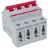 ABB SHD204 Рубильник 4P 63A рычаг красный
