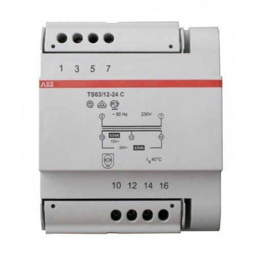 Трансформатор разделительной безопасности ABB TS63/12-24C 5 модуля 2CSM631043R0811