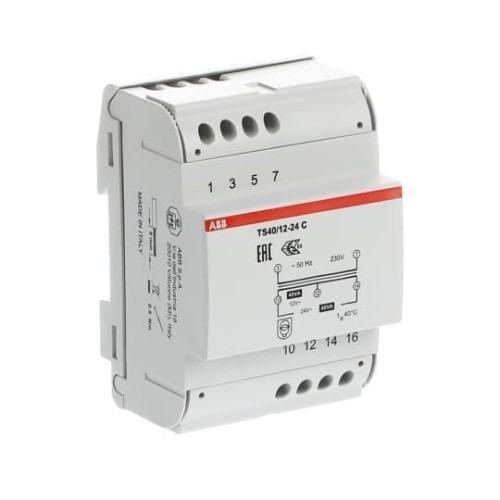 Трансформатор разделительной безопасности ABB TS40/12-24C 4 модуля 2CSM401043R0811