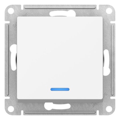 ATLASDESIGN 1-кл ПЕРЕКЛЮЧАТЕЛЬ с подсветкой, сх.6а, 10АХ, механизам, ЛОТОС, ATN001363