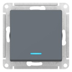 ATLASDESIGN 1-кл ПЕРЕКЛЮЧАТЕЛЬ с подсветкой, сх.6а, 10АХ, механизм, ГРИФЕЛЬ, ATN000763
