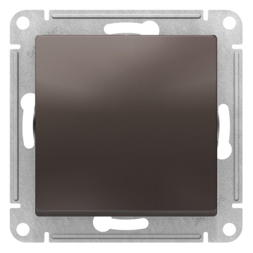 ATLASDESIGN 1-клавишный ПЕРЕКЛЮЧАТЕЛЬ, сх.6, 10АХ, механизм, МОККО, ATN000661
