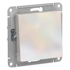 ATLASDESIGN 1-клавишный ПЕРЕКЛЮЧАТЕЛЬ, сх.6, 10АХ, механизм, ЖЕМЧУГ, ATN000461